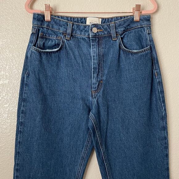 Sezane Jeans Womens EU 38 US 6 Blue Flare Ankle Mid Rise Laurence Trouser Denim - Picture 5 of 11